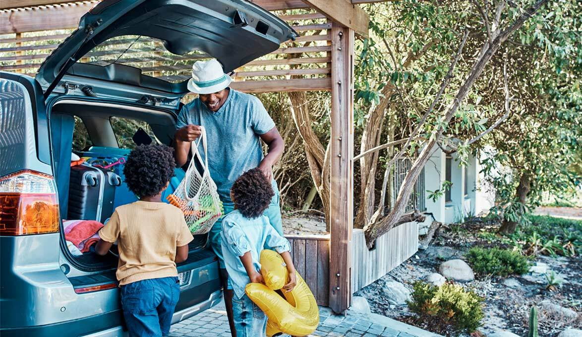 Family on Vacation in a Mosquito Free House